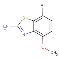383865-53-0 7-bromo-4-methoxy-1,3-benzothiazol-2-amine chemical structure