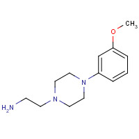 93140-13-7 2-[4-(3-methoxyphenyl)piperazin-1-yl]ethanamine chemical structure