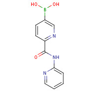 1419221-74-1 [6-(pyridin-2-ylcarbamoyl)pyridin-3-yl]boronic acid chemical structure