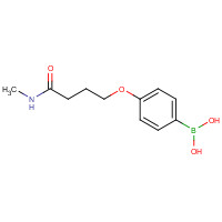 1350317-29-1 [4-[4-(methylamino)-4-oxobutoxy]phenyl]boronic acid chemical structure
