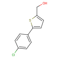 24680-29-3 [5-(4-chlorophenyl)thiophen-2-yl]methanol chemical structure