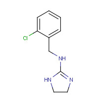 38941-28-5 N-[(2-chlorophenyl)methyl]-4,5-dihydro-1H-imidazol-2-amine chemical structure
