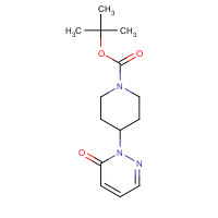 630116-55-1 tert-butyl 4-(6-oxopyridazin-1-yl)piperidine-1-carboxylate chemical structure