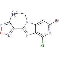 913642-06-5 4-(6-bromo-4-chloro-1-ethylimidazo[4,5-c]pyridin-2-yl)-1,2,5-oxadiazol-3-amine chemical structure