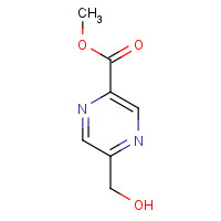 1262803-64-4 methyl 5-(hydroxymethyl)pyrazine-2-carboxylate chemical structure