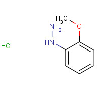 57396-67-5 (2-methoxyphenyl)hydrazine;hydrochloride chemical structure