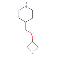 1441004-39-2 4-(azetidin-3-yloxymethyl)piperidine chemical structure