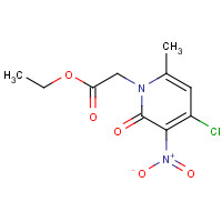 210704-75-9 ethyl 2-(4-chloro-6-methyl-3-nitro-2-oxopyridin-1-yl)acetate chemical structure