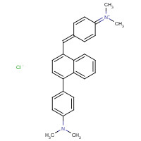 13158-69-5 [4-[[4-[4-(dimethylamino)phenyl]naphthalen-1-yl]methylidene]cyclohexa-2,5-dien-1-ylidene]-dimethylazanium;chloride chemical structure