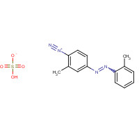 101-89-3 hydrogen sulfate;2-methyl-4-[(2-methylphenyl)diazenyl]benzenediazonium chemical structure