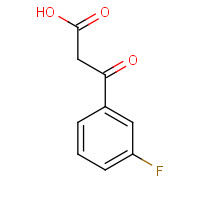 1000530-96-0 3-(3-fluorophenyl)-3-oxopropanoic acid chemical structure