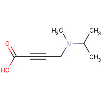 214487-28-2 4-[methyl(propan-2-yl)amino]but-2-ynoic acid chemical structure