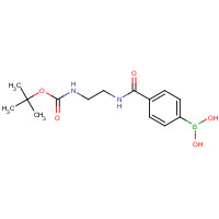 860626-05-7 [4-[2-[(2-methylpropan-2-yl)oxycarbonylamino]ethylcarbamoyl]phenyl]boronic acid chemical structure