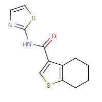 428848-25-3 N-(1,3-thiazol-2-yl)-4,5,6,7-tetrahydro-1-benzothiophene-3-carboxamide chemical structure