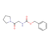 56414-65-4 benzyl N-(2-oxo-2-pyrrolidin-1-ylethyl)carbamate chemical structure