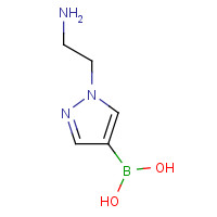 1141889-24-8 [1-(2-aminoethyl)pyrazol-4-yl]boronic acid chemical structure