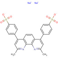 40386-51-4 disodium;4-[2,9-dimethyl-7-(4-sulfonatophenyl)-1,10-phenanthrolin-4-yl]benzenesulfonate chemical structure