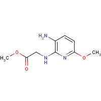 951160-13-7 methyl 2-[(3-amino-6-methoxypyridin-2-yl)amino]acetate chemical structure