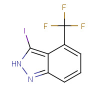 1000341-14-9 3-iodo-4-(trifluoromethyl)-2H-indazole chemical structure