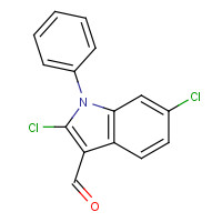 1174929-18-0 2,6-dichloro-1-phenylindole-3-carbaldehyde chemical structure