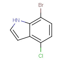 126811-29-8 7-bromo-4-chloro-1H-indole chemical structure