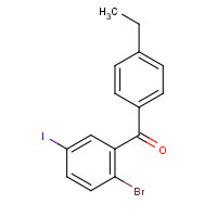 1006383-22-7 (2-bromo-5-iodophenyl)-(4-ethylphenyl)methanone chemical structure