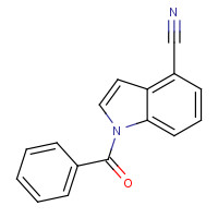 503829-97-8 1-benzoylindole-4-carbonitrile chemical structure