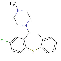 13448-22-1 1-(3-chloro-5,6-dihydrobenzo[b][1]benzothiepin-5-yl)-4-methylpiperazine chemical structure
