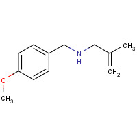 1226044-29-6 N-[(4-methoxyphenyl)methyl]-2-methylprop-2-en-1-amine chemical structure
