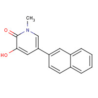 1333145-95-1 3-hydroxy-1-methyl-5-naphthalen-2-ylpyridin-2-one chemical structure