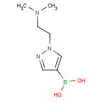 1086063-73-1 [1-[2-(dimethylamino)ethyl]pyrazol-4-yl]boronic acid chemical structure