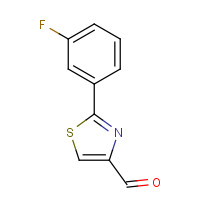 885279-20-9 2-(3-fluorophenyl)-1,3-thiazole-4-carbaldehyde chemical structure