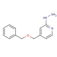 1131393-03-7 [4-(phenylmethoxymethyl)pyridin-2-yl]hydrazine chemical structure
