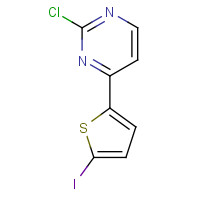 893441-77-5 2-chloro-4-(5-iodothiophen-2-yl)pyrimidine chemical structure