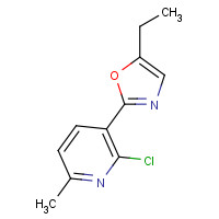 1228430-76-9 2-(2-chloro-6-methylpyridin-3-yl)-5-ethyl-1,3-oxazole chemical structure