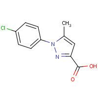 126129-22-4 1-(4-chlorophenyl)-5-methylpyrazole-3-carboxylic acid chemical structure