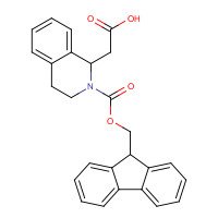 540483-55-4 2-[2-(9H-fluoren-9-ylmethoxycarbonyl)-3,4-dihydro-1H-isoquinolin-1-yl]acetic acid chemical structure