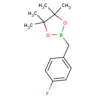 243145-83-7 2-[(4-fluorophenyl)methyl]-4,4,5,5-tetramethyl-1,3,2-dioxaborolane chemical structure