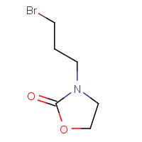 42351-29-1 3-(3-bromopropyl)-1,3-oxazolidin-2-one chemical structure