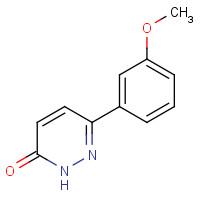 76970-15-5 3-(3-methoxyphenyl)-1H-pyridazin-6-one chemical structure