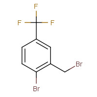 886496-63-5 1-bromo-2-(bromomethyl)-4-(trifluoromethyl)benzene chemical structure