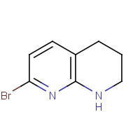 1260742-32-2 7-bromo-1,2,3,4-tetrahydro-1,8-naphthyridine chemical structure