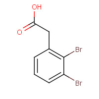 214746-54-0 2-(2,3-dibromophenyl)acetic acid chemical structure