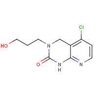 1265637-64-6 5-chloro-3-(3-hydroxypropyl)-1,4-dihydropyrido[2,3-d]pyrimidin-2-one chemical structure