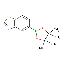 1073354-91-2 5-(4,4,5,5-tetramethyl-1,3,2-dioxaborolan-2-yl)-1,3-benzothiazole chemical structure