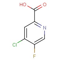 1060802-35-8 4-chloro-5-fluoropyridine-2-carboxylic acid chemical structure