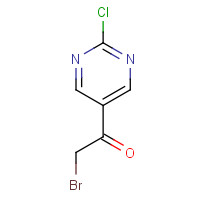 1007883-29-5 2-bromo-1-(2-chloropyrimidin-5-yl)ethanone chemical structure