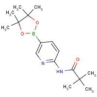 1092119-20-4 2,2-dimethyl-N-[5-(4,4,5,5-tetramethyl-1,3,2-dioxaborolan-2-yl)pyridin-2-yl]propanamide chemical structure
