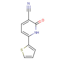 56304-76-8 2-oxo-6-thiophen-2-yl-1H-pyridine-3-carbonitrile chemical structure