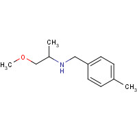 355814-07-2 1-methoxy-N-[(4-methylphenyl)methyl]propan-2-amine chemical structure